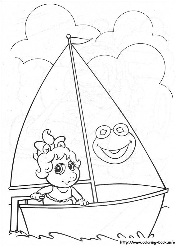 Muppet Babies coloring picture